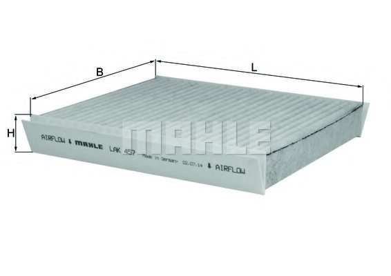 MAHLE ORIGINAL LAK 457 Filter, interior air